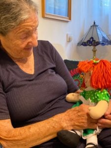 Israel Holocaust Survivors Woman with doll